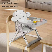 Chaise haute pliable portable pour bébé, siège d'apprentissage à usage domestique pour nourrissons, chaise de pique-nique/camping en plein air pour bébés