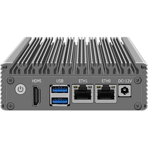 Estol 6W Ultra X86 Mini Pentium N3700 nindustrial endüstriyel fansız cep bilgisayar Quad Core GPIO çift Gigabit LAN yeni AU ab - Product Image 3