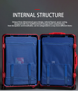 Valigia Personalizzata in Lega di Alluminio, Bagaglio da Viaggio di Alta Qualità, Trolley con Ruote, Valigia da Cabina - Product Image 3