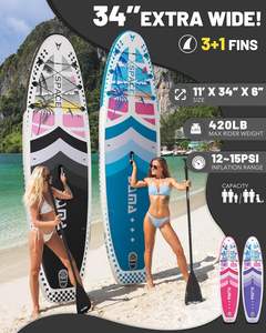 Planche de SUP <span class=keywords><strong>gonflable</strong></span> de haute qualité OEM ODM 11'*34'*6' pour la pêche et le surf - Product Image 4