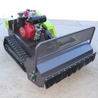 Tondeuse robot télécommandée 12HP à essence avec broyeur pour chemins forestiers SNP-800
