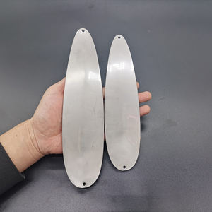 Cuillère à frêche lourde Hessen HSBF012 à surface lisse, en métal, couleur Chartreuse, non peinte, modèle Ben <span class=keywords><strong>Parker</strong></span> Flutter Spoon, 8 pouces (203 mm) - Product Image 2