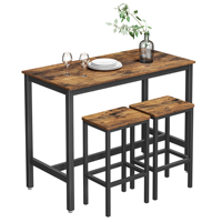 Vente en gros table haute et tabouret de bar, tabouret de bar en plein air, ensemble de table et chaise de bar