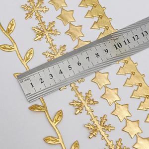Bestseller Single-sided Ultrasonic Embossed Gold Silver Polyester Ribbon Christmas Tree Decor Gift Box Accessories Christmas - Product Image 2
