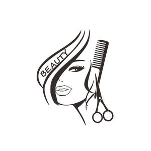 Adesivo decorativo del vinile di parrucchiere negozio professionale del <span class=keywords><strong>salone</strong></span> autoadesivo della parete - Product Image 6