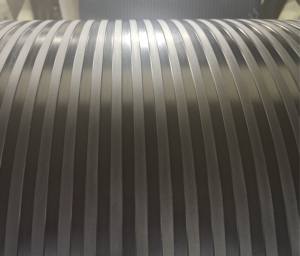 Alfombrilla de goma para pisos reciclados, fábrica de China, protección del medio ambiente, tablero fino antideslizante y rollos de pisos de goma acanalados planos - Product Image 4