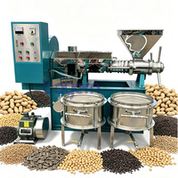 Presse à huile à vis automatique avec filtre à vide, extracteur d'huile à vis commercial pour arachides, tournesol, colza