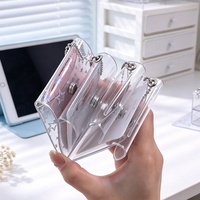 20 Buah Kantong Binder Bening dengan Kantong Binder Kancing Jepret Tas Arsip Tempat Kartu Amplop Anggaran PVC Transparan
