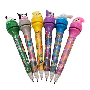 Bolígrafos de Plástico Giratorios con <span class=keywords><strong>Dibujos</strong></span> <span class=keywords><strong>Animados</strong></span>, Material Escolar para Niños, Logotipo Personalizado, Artículos Escolares Promocionales Bonitos - Product Image 2