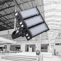 Projecteurs LED ultra-lumineux pour stades à mât haut, étanches AC, lumière du jour, module haute tension en aluminium, IP65, pour entrepôts