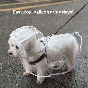 Imperméable transparent pour chien pour les jours de pluie, promenade des chiens, chiens de petite et moyenne taille, Bichon, <span class=keywords><strong>Teddy</strong></span>, taille universelle - Product Image 1