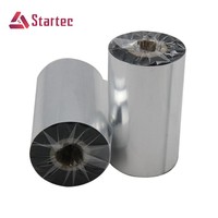 Cinta de Transferencia Térmica de Alta Calidad TTR Cera/Resina para Impresoras de Etiquetas 110*300, Venta al por Mayor Directa de Fábrica