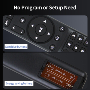 Control remoto infrarrojo X96X4 <span class=keywords><strong>TV</strong></span> <span class=keywords><strong>Box</strong></span> Control remoto Compatible para <span class=keywords><strong>X98</strong></span> <span class=keywords><strong>MINI</strong></span> X96 Smart <span class=keywords><strong>Android</strong></span> <span class=keywords><strong>TV</strong></span> <span class=keywords><strong>BOX</strong></span> - Product Image 6