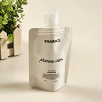 Sachets de voyage en gros de 50 ml avec bec verseur pour shampoing et gel douche - Pochettes souples rechargeables anti-fuite