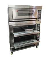 Cuisine commerciale professionnelle équipement de boulangerie cuisson pain Pizza gâteau cuisson électrique 1 couche 2 plateaux four