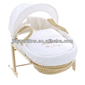 Cesta <span class=keywords><strong>de</strong></span> <span class=keywords><strong>mimbre</strong></span> hecha a mano para bebé, cesta <span class=keywords><strong>de</strong></span> gran calidad, 100% - Product Image 2