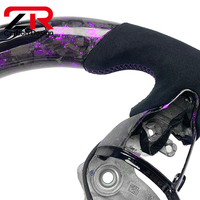 Volant de direction personnalisé en fibre de carbone forgée avec affichage LED de style RPM pour I30N I20N Elantra Veloster Kona N, accessoires de voiture