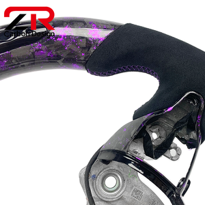 Accesorios para Automóviles I30N I20N Elantra Veloster <span class=keywords><strong>Kona</strong></span> N, Volante de Diseño Personalizado con Pantalla LED de Fibra de Carbono Forjada Estilo RPM - Product Image 4