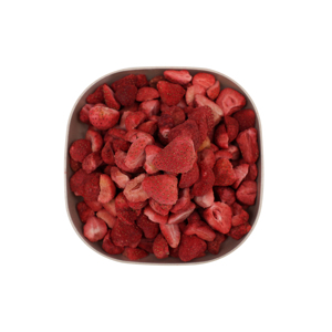 Ranova Dried Strawberry Gefrier getrocknete Früchte Erdbeer katze behandeln Hundefutter 100% natürlich ohne Zusatzstoffe - Product Image 2