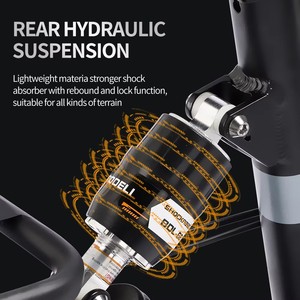 Vélo électrique pliable tout-terrain pour adulte, 20 pouces, 1000W, suspension intégrale, batterie lithium 15AH, 7 vitesses, idéal neige et montagne - Product Image 5