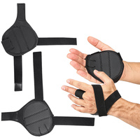 Poignées de musculation avec rembourrage SBR, protection de la paume, antidérapantes, réduction de la friction, sangles pour haltères et poids, protège-paumes