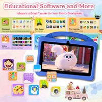 Nouvelle tablette pour enfants YPORANGECHENG 7 pouces Android 14, 3 Go + 32 Go, processeur MTK Quad Core, batterie 3000 mAh, Wi-Fi, 1024x600, garantie 1 an