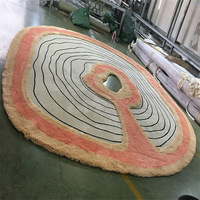 Superbe tapis fantaisie fait main en forme de dessin animé, personnalisable en forme/taille/couleur, tapis en laine écologique pour la maison et la chambre d'adolescent