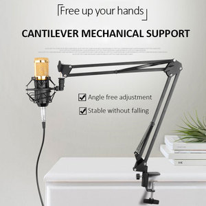 Bộ BM-800 Micro Karaoke BM 800 Podcast Microfone BM8000 Màu Đen Bộ Micro Điện Dung Thu Âm Usb BM800 - Product Image 2