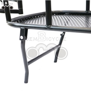 OEM Enkelwiel Fat Tire Fiets Aanhangwagen voor Jagen Stalen Frame Elektrische Fiets Aanhangwagen met Vering - Product Image 5