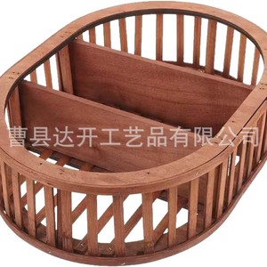 Estante de Pared Ovalado de Madera de 1 Nivel, Multiusos, para Decoración del Hogar - Product Image 5