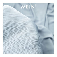 WI-B05 benutzer definierte Blumen Multi Color Crinkle gedruckt Pure Pearl Blue Chiffon Stoff für Mode Mädchen Kleid