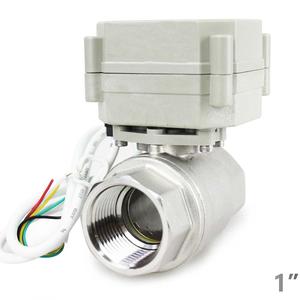 Vanne à boisseau sphérique électrique automatique à rappel par ressort DN15 1/2 pouce, 2 voies, passage plein, filetage NPT, en acier inoxydable 304, 24 V CC - Product Image 6