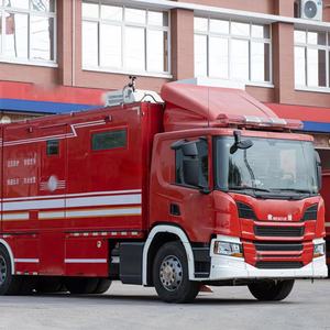 Camionnettes 2800L personnalisées avec moteur diesel 4X4 véhicule <span class=keywords><strong>de</strong></span> sauvetage d'urgence remorque <span class=keywords><strong>de</strong></span> lutte contre l'incendie pour <span class=keywords><strong>Scania</strong></span> - Product Image 6