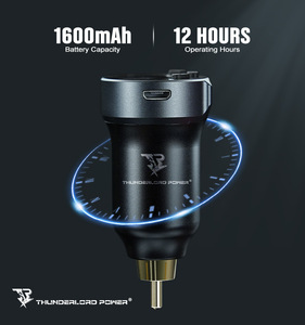 แบตเตอรี่ไร้สาย RCA ขนาด 1600mAh สำหรับเครื่องสักลายถาวร อุปกรณ์เสริมสำหรับเครื่องสัก - Product Image 6