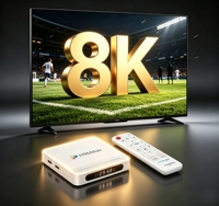 Boîtier TV Android 8K H96 MAX M1 PLUS, Boîtier Smart TV Android 14, Wifi 6, BT5.4, Vidéo HD 8K, Assistant vocal, Lecteur multimédia, Décodeur