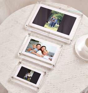 Sıcak satış 7 inç kristal reklam oyuncu şeffaf akrilik dijital fotoğraf çerçevesi hareket video IPS lcd ile yüksek çözünürlüklü - Product Image 6