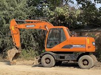 Vente à chaud d'excavatrice à roue moyenne Doosan DX150W 15ton pelles d'occasion bon marché à vendre DOOSAN DX 60W/DH 150W/ DH210W