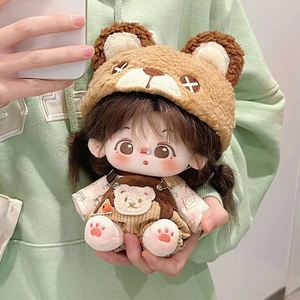 Muñeco de Peluche Kpop Personalizado con Pelo Largo y Lindo, Accesorios de Ropa, Peinado Personalizado Extraíble - Product Image 2
