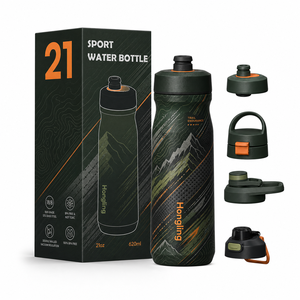 Bouteille d'eau isotherme Hong Ling Polar Surge pour vélo avec bouchon de cyclisme, bouteille souple haute performance pour le cyclisme et le sport - Product Image 1