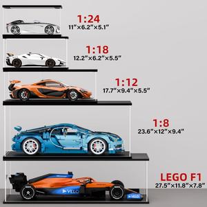 Nouveauté : Vitrine en acrylique personnalisée avec éclairage LED, style moderne sur mesure pour objets de collection, figurines et poupées - Product Image 5