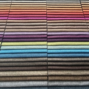Textiles et décorations pour la maison, tissu aspect lin 100% polyester, tissu d'ameublement aspect lin pour canapé, chaise, coussin, nappe - Product Image 6