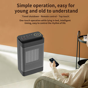 เครื่องทำความร้อนไฟฟ้าพร้อมรีโมทควบคุมหน้าจอสัมผัสเครื่องทำความร้อนพัดลมตั้งโต๊ะแบบ PTC - Product Image 4