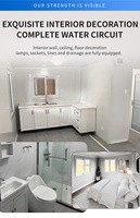 Conteneur Pliant Personnalisé 40 pieds – Maison Préfabriquée Hôtel Design Mid-Century Moderne avec Caractéristique Respirante – Ajout Mobile pour Salle de Sport