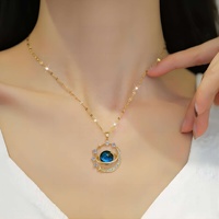 Collier en gros planète étoile lune espace univers planète pendentif bijoux de mode pendentif colliers