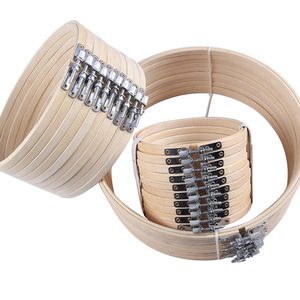 Anelli in Metallo per Macramè, Cerchi in Bambù per Punto Croce, Cerchi per Ricamo e Lavori a Maglia Fai-da-Te - Product Image 4