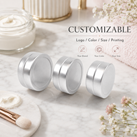 Boîte en aluminium personnalisée imprimée, boîte métallique avec couvercle pour thé, café, bougies, bonbons, emballage alimentaire, conteneur en gros pour coffret cadeau