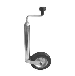 Ruota di supporto per <span class=keywords><strong>fantino</strong></span> Extra resistente per rimorchi o roulotte 48mm ruota in gomma in acciaio al carbonio solido con manovella nuova condizione - Product Image 1