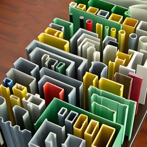 Poutres en I à profil pultrudé en polymère renforcé de fibre de verre (PRF) pour structures de support d'arbre d'ascenseur - Product Image 6