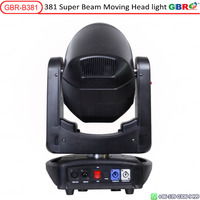 Projecteur à tête mobile 380W/311W B380 B311, équipement d'éclairage de scène intérieur, 16 canaux DMX, projecteur à tête mobile professionnel