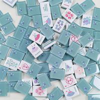 Stock US, Expédition Rapide : Ensemble de Mahjong Américain de Luxe en Acrylique, Portable, Bleu Transparent, Motif Papillon, 160 Tuiles, Divertissement